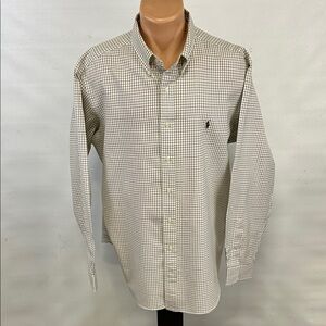 Ralph Lauren long sleeve button down collar shirt.  XXL